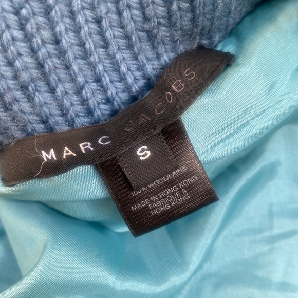 Marc Jacobs Wool Jacket with Woven Leather Buttons - Picture 5 of 12